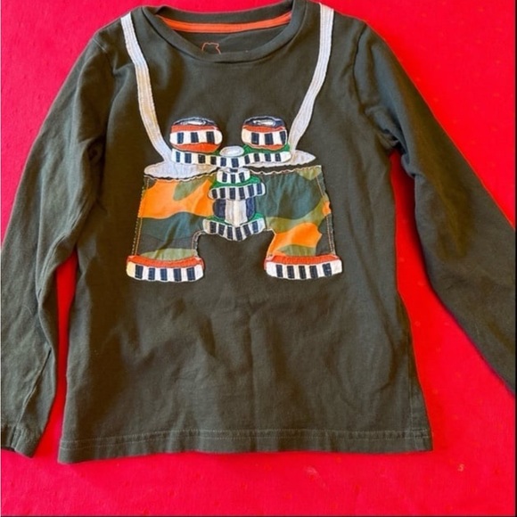 Lot of (2) Mini Boden Long Sleeve Themed Shirts Sz 5-6 - Picture 3 of 3